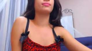 Online film Cute teen on webcam