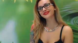 Online film Cute Camgirl with Glasses uses Dildo in Private Show S967