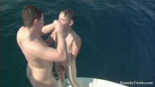 Online film RaunchyTwinks Video: Sailing And Fucking