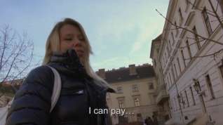 Online film Eurobabe Adrienne pounded for some cash