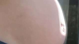 Online film Blonde pregnant babe fingering her pussy