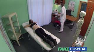 Online film Spy on charming legal age teenager sluggishly enticed and takes creampie from the doctor