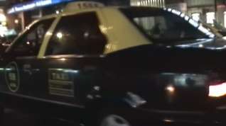 Online film Spy cam shooting adult couple getting orgasm in taxi