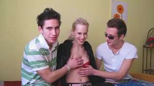 Online film Real threesome orgy