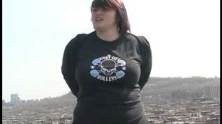 Online film Cum see fat beauty BBW fat on the roof 1