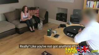 Online film FakeAgentUK: Sexy busty redhead receives huge unwanted creampie