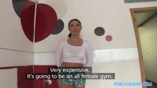 Online film PublicAgent: Fit British women gets fucked in her new gym