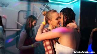 Online film Slutty girls dancing erotically in a club