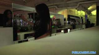 Online film PublicAgent: Beautiful brunette barmaind gets fucked behind the bar