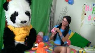 Online film Sexy sex as a B-day present for Panda