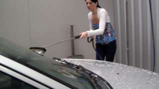 Online film Washing car and fucking in it