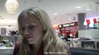 Online film 2 blond engulfing penis in a McDonald's WC