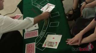 Online film Strip Blackjack with Mika Sammy and Julie