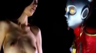 Online film Real Monster Cums on Robot Hotty!