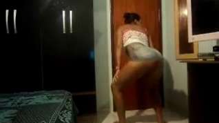 Online film Brazilian teenage slut wiggled her ass for me on webcam