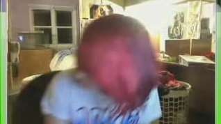 Online film Chubby redhead teen dildoes her yummy holes on cam