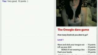 Online film Gal plays my version of the Omegle game