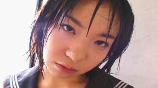 Online film Youthful Japanese schoolgirl gives her 1st oral-job