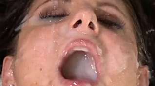 Online film Ariana multiple facial and gulp