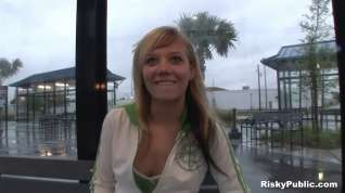 Online film Pleasant beauty masturbating in public