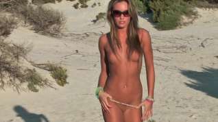Online film Cute Legal Age Teenager on the Beach