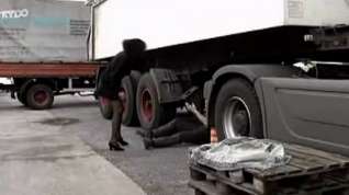 Online film white trucker bonks darksome woman