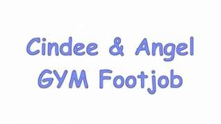 Online film Cidnee & Hotty Gym Footjob