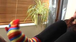 Online film Hot Claire does footjob