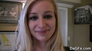 Online film Virginal blond schoolgirl receives drilled and facialized