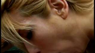 Online film Stylish blond sucks off a stocky tattooed boy's stubby ramrod