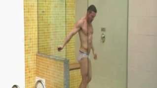 Online film Poolside gay dream with horny businessman