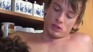 Online film Homosexual boy-friend acquires massive facial & swallows cum