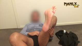 Free online porn Just A Horny Man - Looking For A Some Relaxation - Cum Feet Socks Series - Manlyfoot 